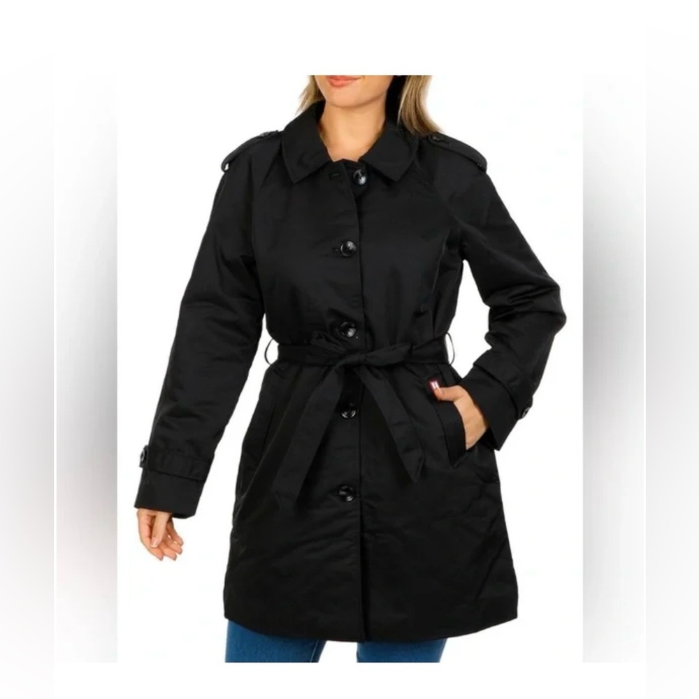 Hunter Women's Black Trench Coat